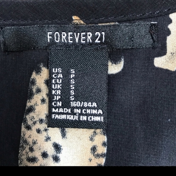 Forever 21 Women's Cheetah Print Tank Size Small - Picture 6 of 7
